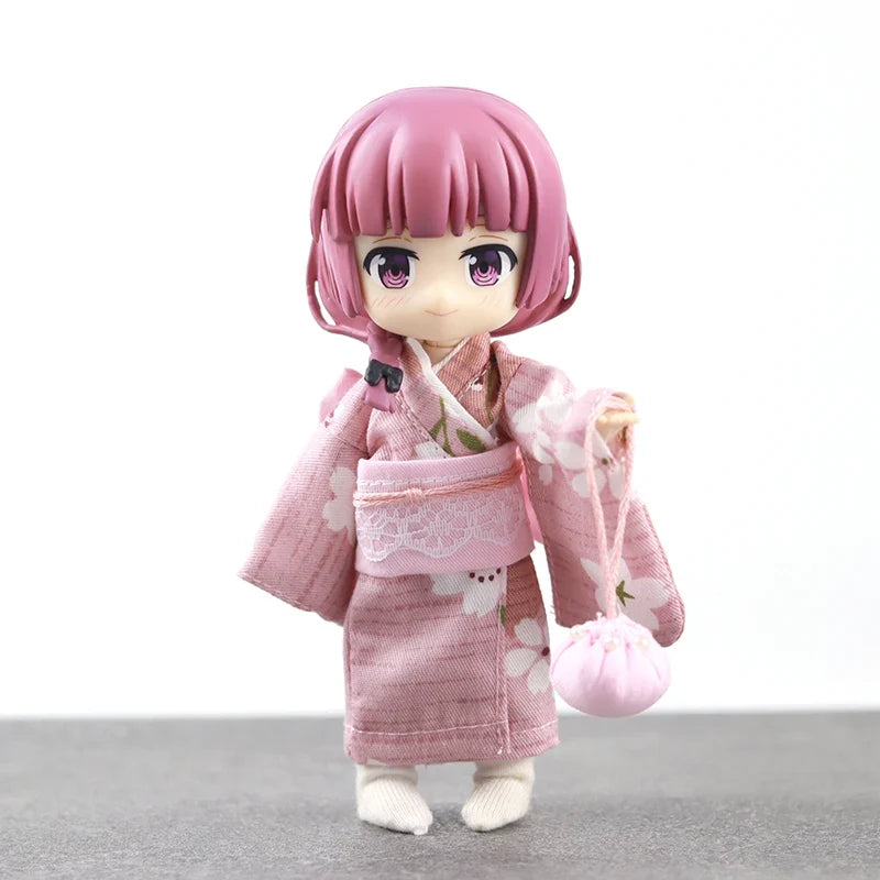Hot Ob11 Doll Lonely Rock Character Joint Movable Doll Handmade Model 1/12 Bjd Doll Whole Doll Set Anime Peripheral Decoration