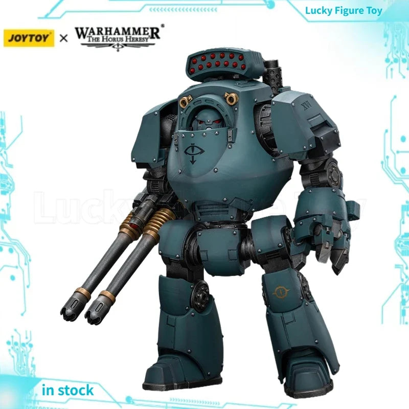 【In Stock】JOYTOY Warhammer 40K Movable Mecha Sons of Horus Contemptor Dreadnought Mecha Gravity Autocannon