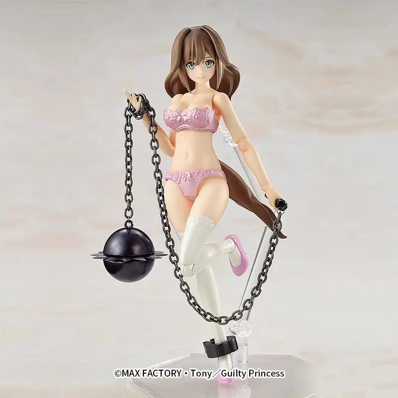 Inventory Original Gsc Max Factory Plamax 05 Gil Jelly Guard Luisa Movable Doll Model Collect Gift Model Toy