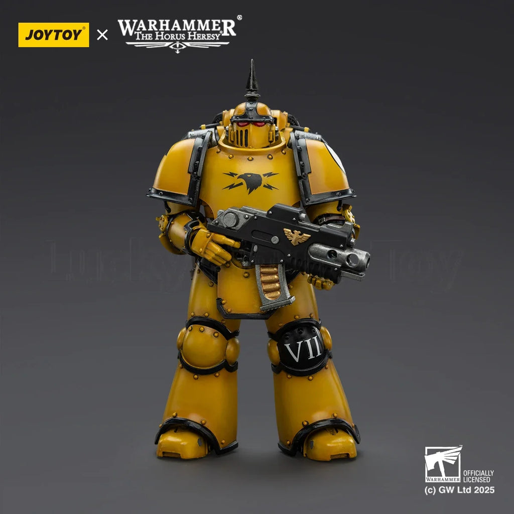 【In Stock】Warhammer 1/18 Action Figure The Horus Heresy Imperial Fists MK Ill Tactical Legionary Model Toys