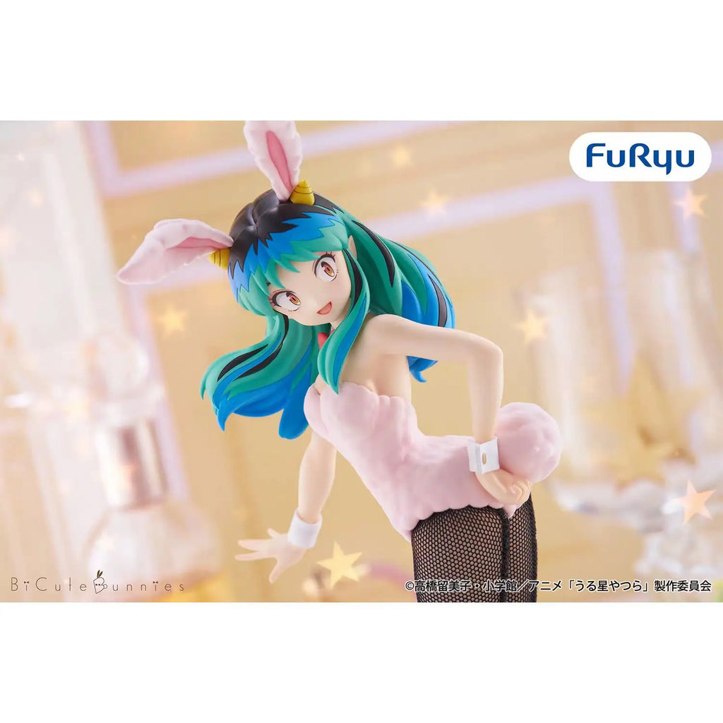 Original FuRyu BiCute Bunnies Urusei Yatsura 22cm Lum Ronnie Action Figurine PVC Toys Anime Figures Bandai