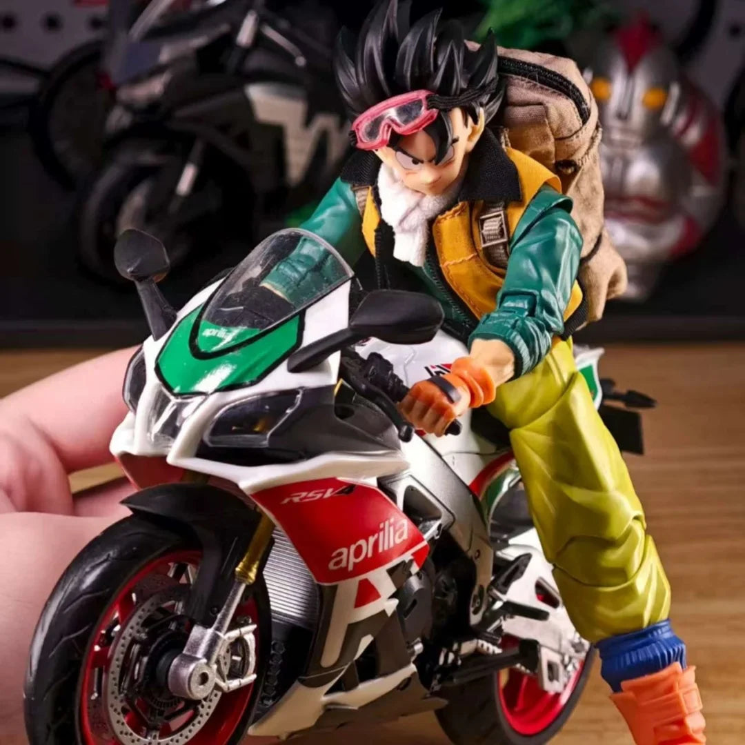 Dragon Ball Anime Shf Goku Handmade Sunglasses and Scarves Clothes Built In Iron Wire Is Suitable for 1/12 Movable Humanoid Toy