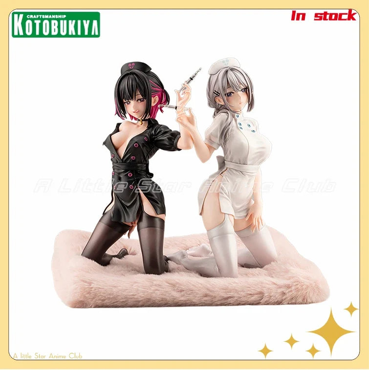In Stock Original Kotobukiya Saotou Shino/Shirashi Nurse 1/7 Scale Doll Anime Figure Model Collection Toys Gift