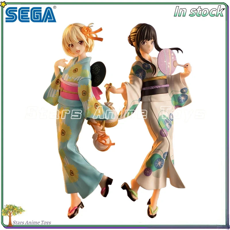 Original SEGA Luminasta Lycoris Recoil Nishikigi Chisato/Inoue Takina Yukata Toy Gifts Collection Models Animation Graphic