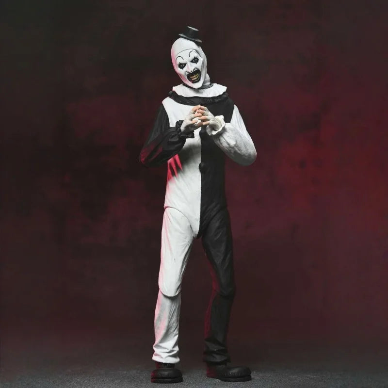 Neca Toys Terrifier Ultimate Art the Clown 17cm Action Figure Collectible Doll Decoration Gift for Fans And Collectors