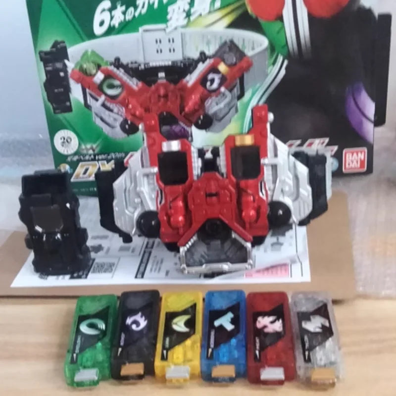 Original Bandai Dx Kamen Rider W Belt Driver 6 Memory Killer Slot Set Toys Collectible Anime Action Figure Model Toys Gifts
