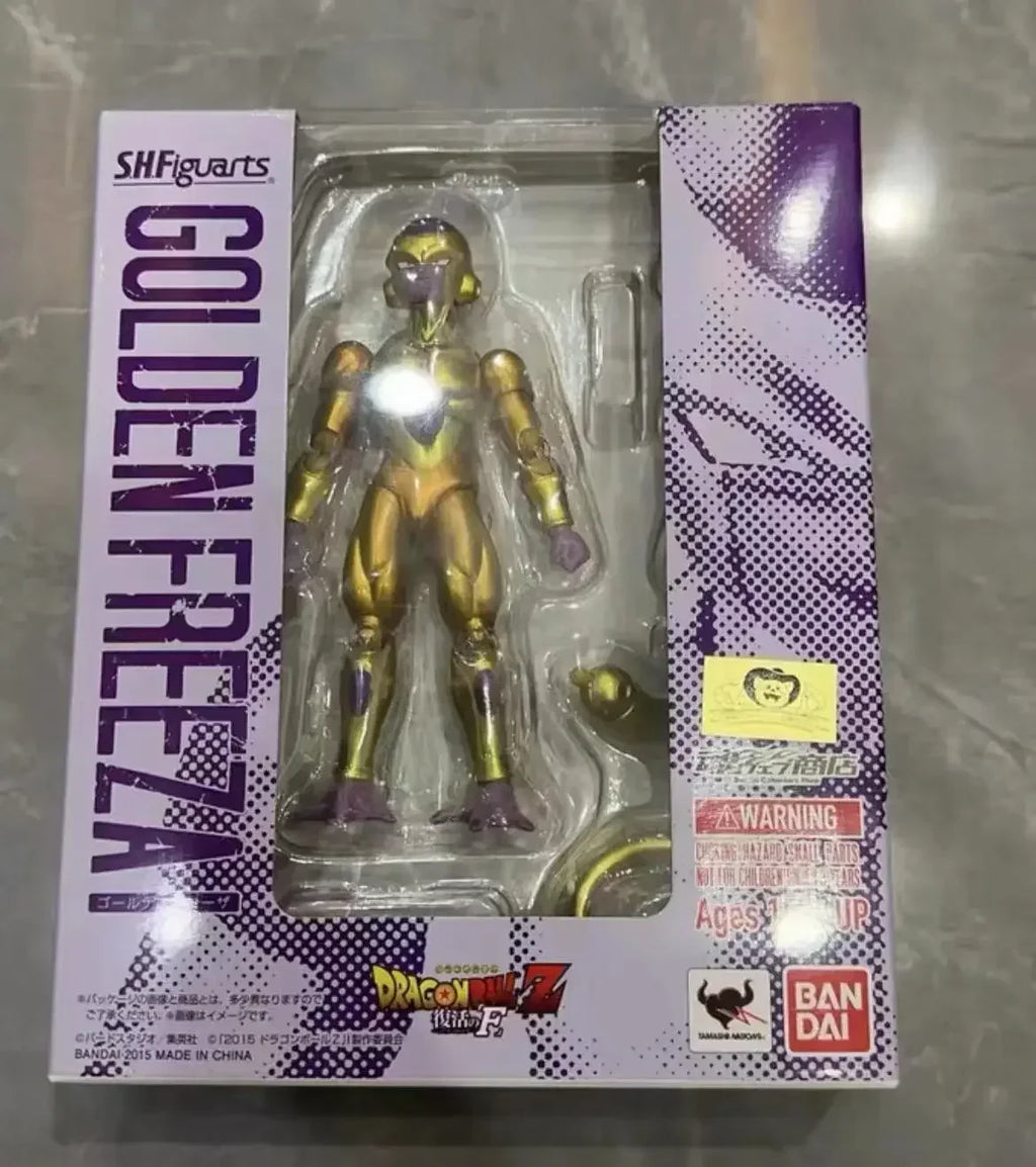100% Original Bandai SH Figuarts SHF Dragon Ball Golden Freezai Action Figures Anime Model Toys Figura PVC Gifts in Stock
