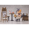 In-Stock Original Ribose DLC Series Tea Time Cats Scene: Meow Town Bakery Customer Nice Kawaii Doll Collectible Figure Model Toy