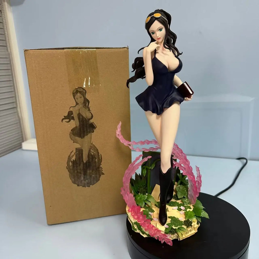 36cm Hf One Piece Nico Robin Standing Anime Girls Figure Model Statue Boys Collection Desktop Doll Decoration Ornament Toy Gift