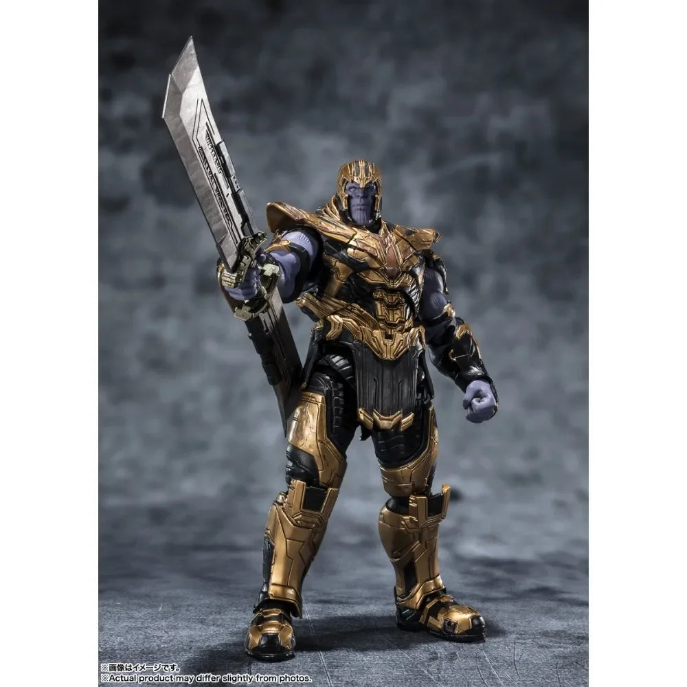 In Stock BANDAI S.H.Figuarts Original Marvel Thanos The Infinity Saga Five Years Later 2023 Edition Anime Action Figure Toy Gift