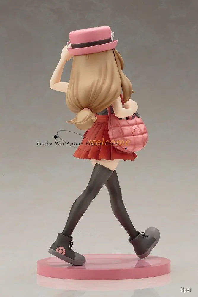 In Stock Original Kotobukiya Pokémon Figure Series Pokemon Serena Fennekin 20CM Anime Cute Statue Figure Gift