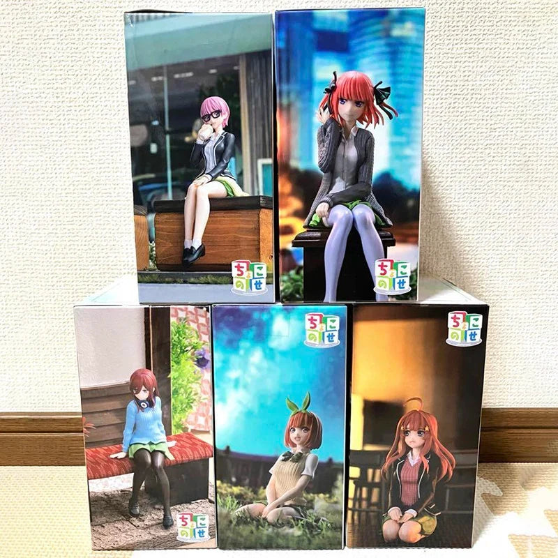 In Stock Original SEGA PM The Quintessential Quintuplets Nakano Ichika Nino Miku Yotsuba Itsuki PVC Anime Action Figures Toy