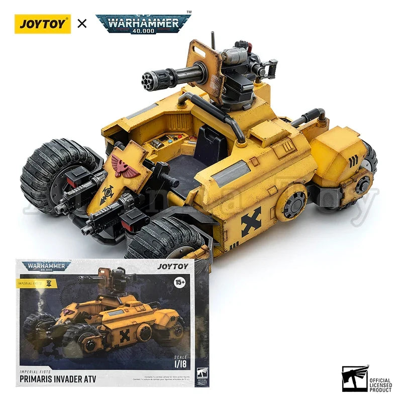 JOYTOY 1/18 Action Figure 40K Fists Primaris Invader ATV Anime Collection Military Model