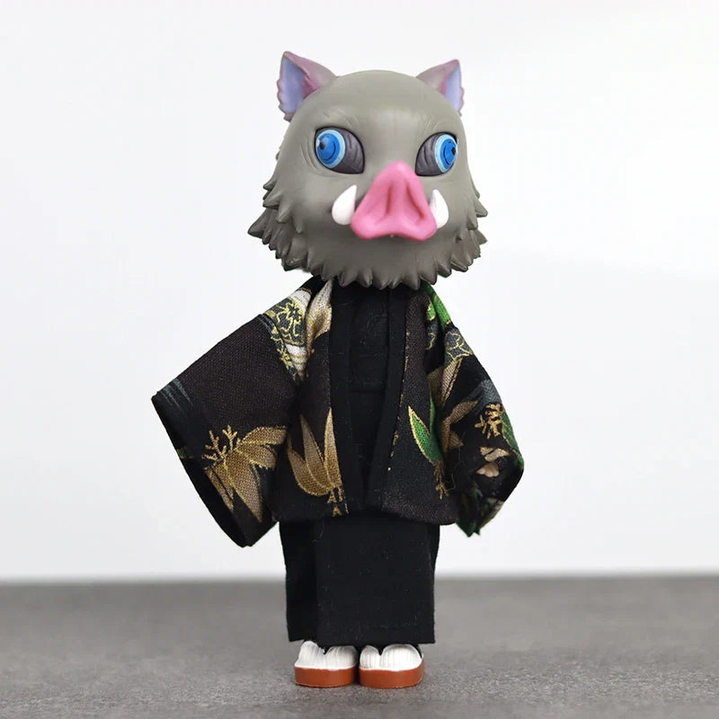 Demon Slayer OB11 Doll Mitsuri Kanroji Muichiro Tokito BJD Movable Joints Anime Figures Complete Full Set Anime Merchandise Toy