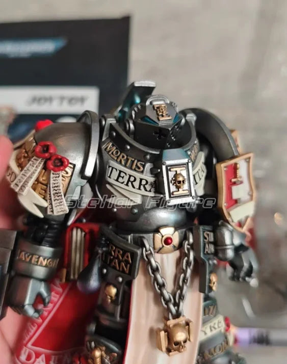 【SF】JOYTOY Warhammer 40K 1/18 Action Figure Grey Knights Kaldor Draigo Model Toys Gifts Collection Ornaments