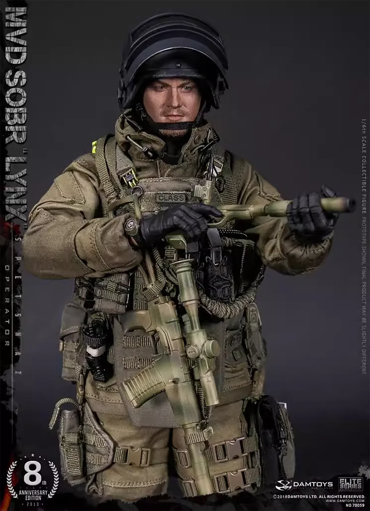 DAMTOYS DAM 78059 1/6 SOBR LYNX special forces Russian soldiers Military Set 8th Anniversary Male Soldier Action figure model