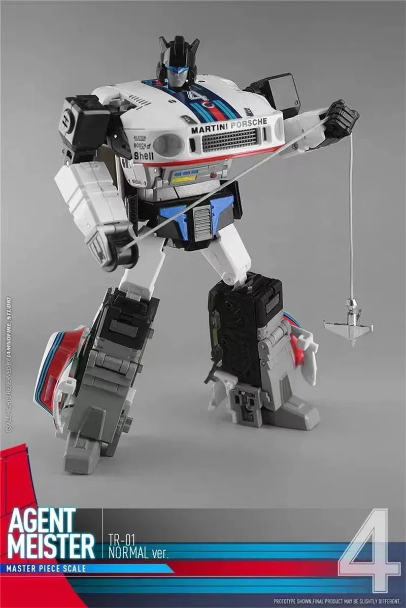 In STOCK Transformation Masterpiece Rollout TnR TR-01 TR01 G1  Agent Mister Jazz Car 16CM Action Figure Toy Collection Gift