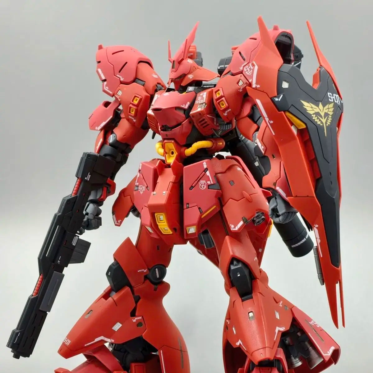 SIHAI model RG 1/144 Assembly Model Kit MSN-04 Sazabi Action Figure Robot Plastic Model robot toy gifts