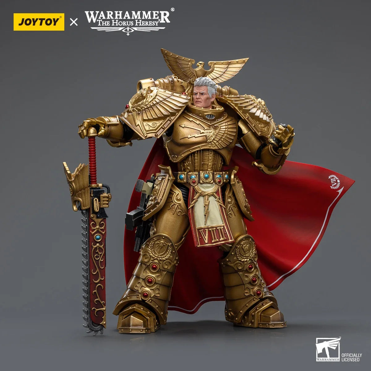 JOYTOY Warhammer 40K 1/18 Imperial Fists  Rogal Dorn Primarch of the Vllth Legion Action Figure Model Toys For Collection Kit