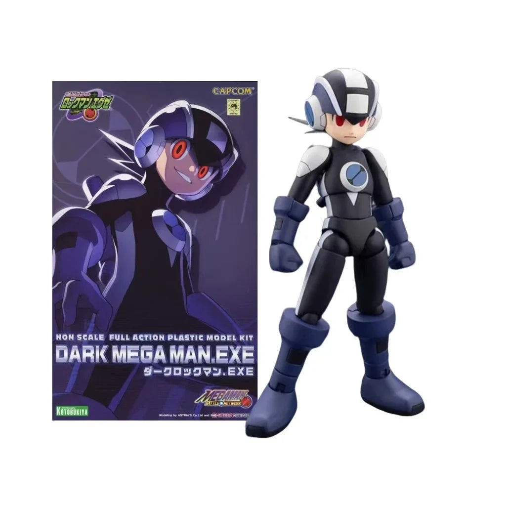 In Stock Kotobukiya Dark Mega Man.EXE Non Scale Full Action Plastlc Model Kit Model Toys Collectible Model Gifts