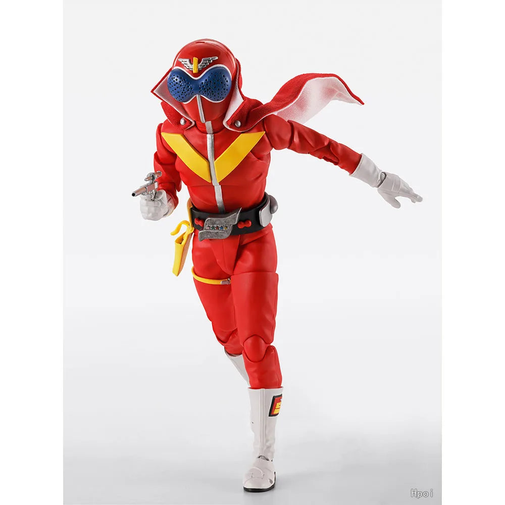 100% Authentic In Stock Original Bandai S.H.Figuarts Super Sentai: Himitsu Sentai Gorenger Akarenger - 50th Anniversary Edition