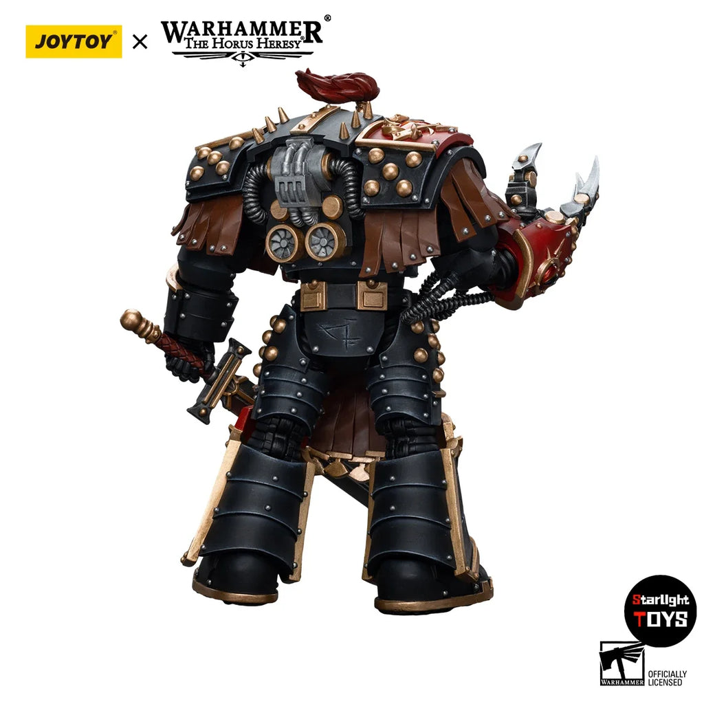 JOYTOY 1/18 Action Figure Warhammer 40K Sons of Horus Ezekyle Abaddon First Captain of The XVith Legion Model Toy Gifts
