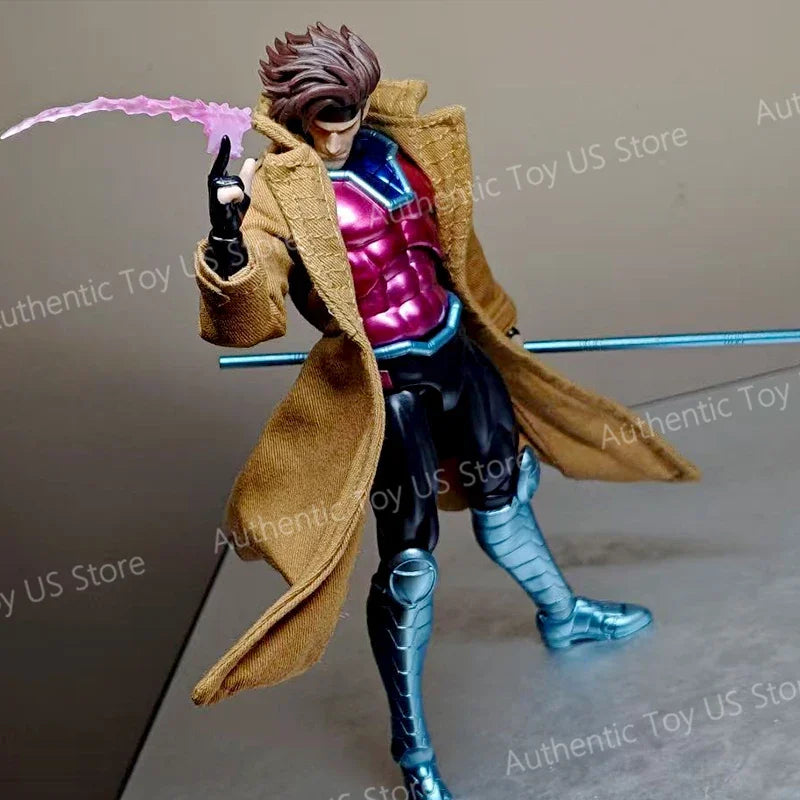 Original Ct Toys Gambit Figure Mafex 131 X-Men Wolverine Shf Anime Action Figure Figurine Statue Model Kids Toy Customized Gift