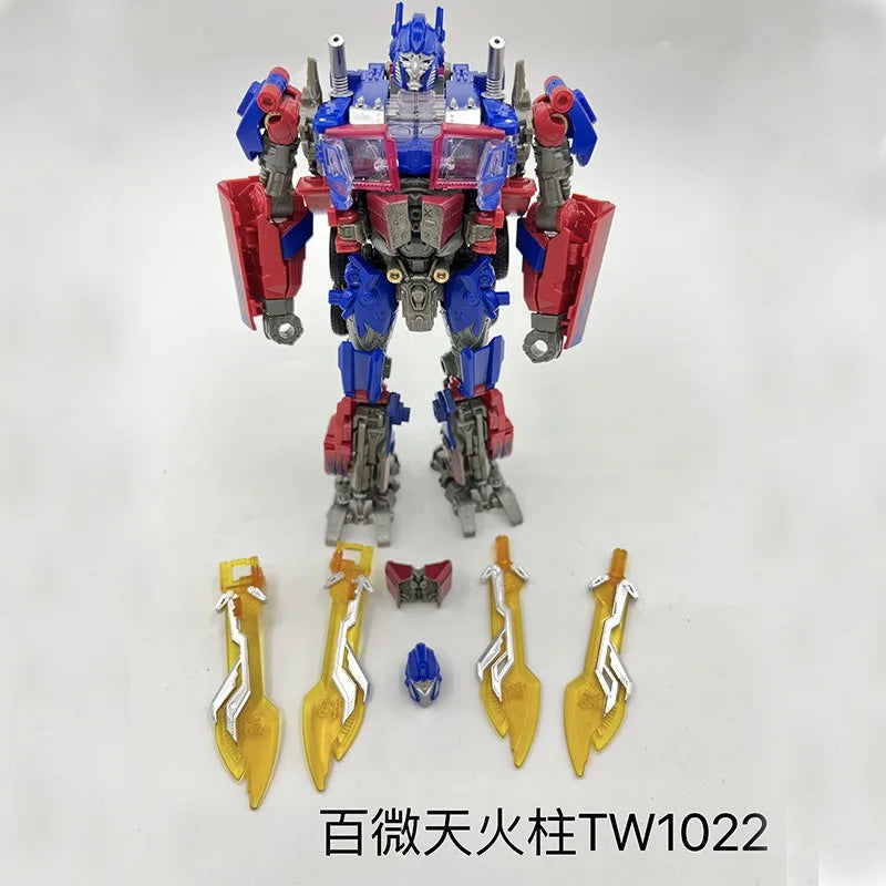 BAIWEI TW1022 Optimus Commander Transformation Toy TW1022EX SS44 Trailer Car Autobot Action Figure Deformation Robot Anime Model