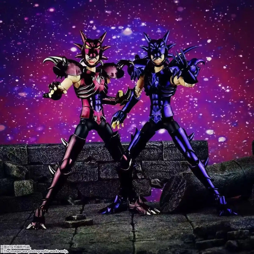 In Stock RH Saint Seiya Myth Cloth EXM Lycaon Phlegyas Hades Specters Knights of The Zodiac Anime Action Figure Toy Gift