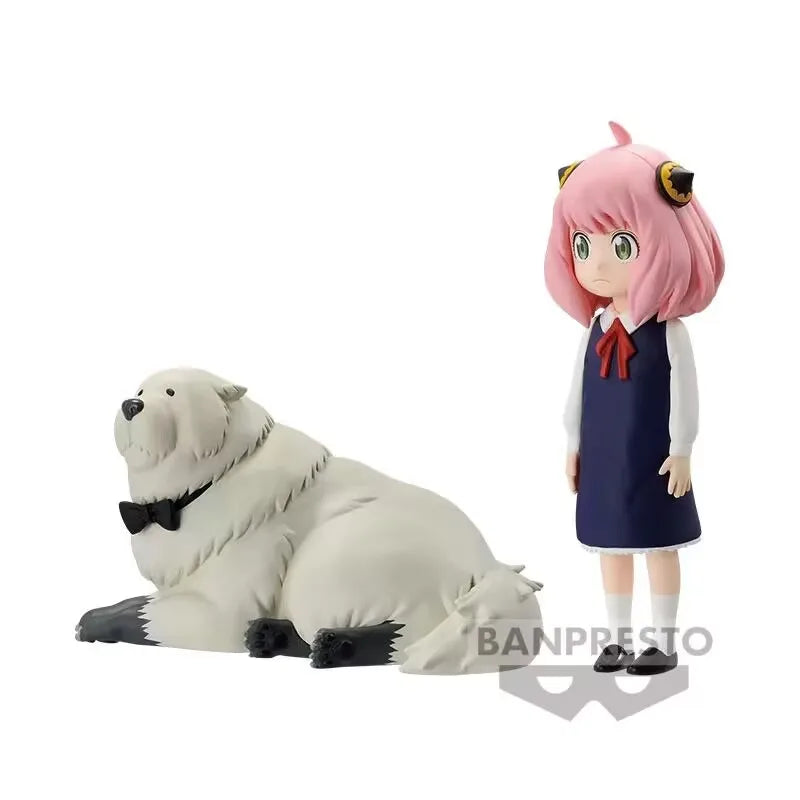 Original Bandai Anime SPY×FAMILY Furyu Anya Forger Loid Forger Bond Forger Yor Forgerr Action Figure Collector Doll Model Toys
