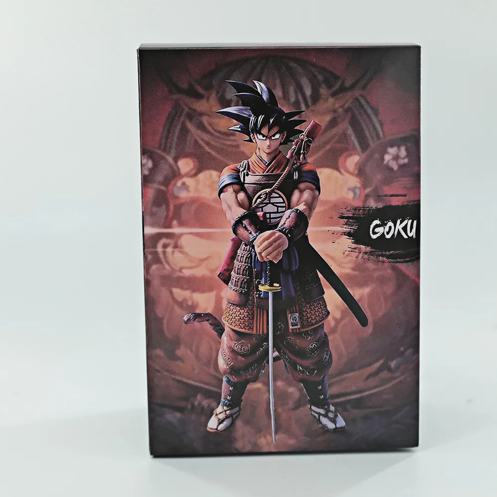 21cm Anime Dragon Ball Z Figure Samurai Son Goku Broly Super Saiyan Action Figures PVC Collection Model Doll Ornaments Toys Gift