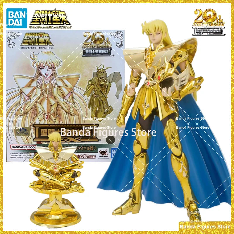 Original BANDAI Saint Cloth Myth EX Saint Seiya Virgo Shaka 20th REVIVAL PVC In Stock Anime Action Collection Figures Model Toys
