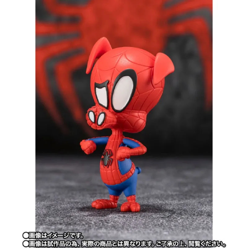 Bandai Original Genuine S.H.Figuarts Spider-Man：Across The Spider-Verse Web of Shadows Collectible Ornaments Toys for Boys Gift