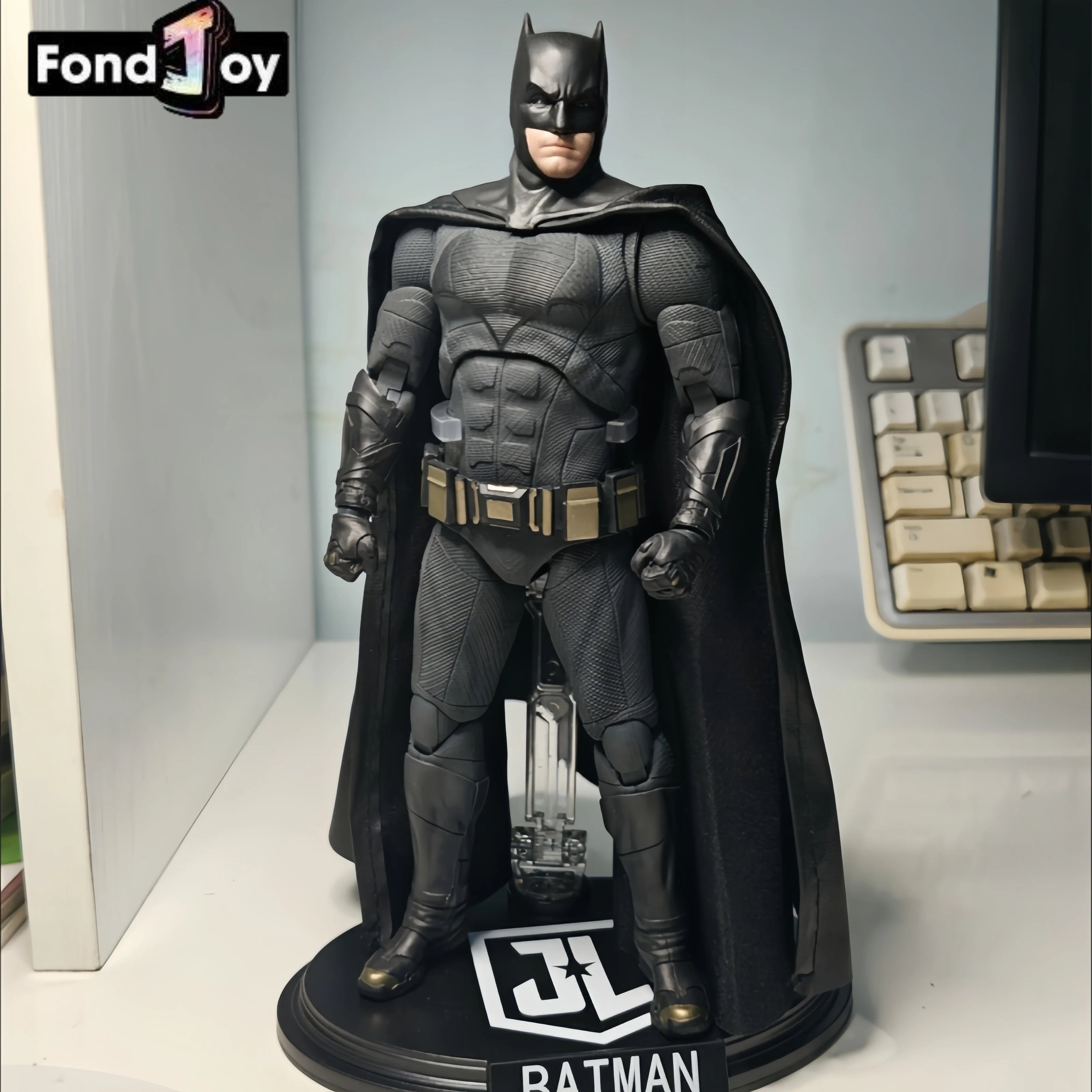 Original Fondjoy Batman Light Armored Figure 1/9 Dc Justice League The Dark Knight Figures Detective Comics Collectible Figures
