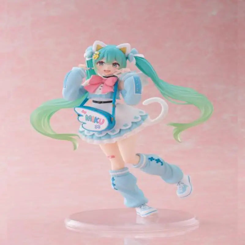 100% Genuine Taito Hatsune Miku Fantasy Hatsune Fashion Pvc Anime Figure Model Collector Desktop Ornament Toy Gift In Stock