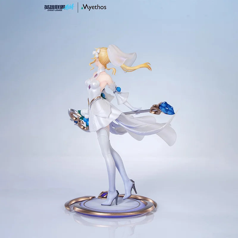 【100%original】Myethos League of Legends Lux - Gift+ 1/8 Crystal Rose H=21.6CM Game Characters Garage Kit Gifts Toys Model