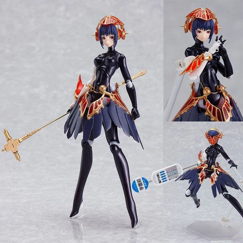 Max Factory Original Figma Series Persona 5 Rain Palace Lotus Wise Leaf Anime Mobile Model Handmade Accessories Toy Gifts