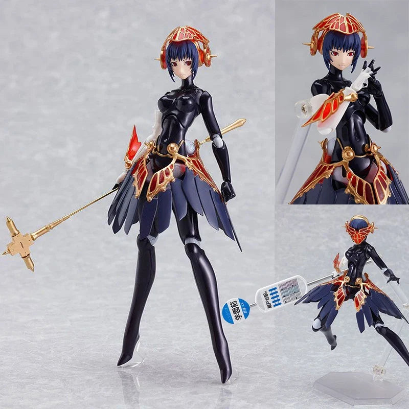 Max Factory Original Figma Series Persona 5 Rain Palace Lotus Wise Leaf Anime Mobile Model Handmade Accessories Toy Gifts