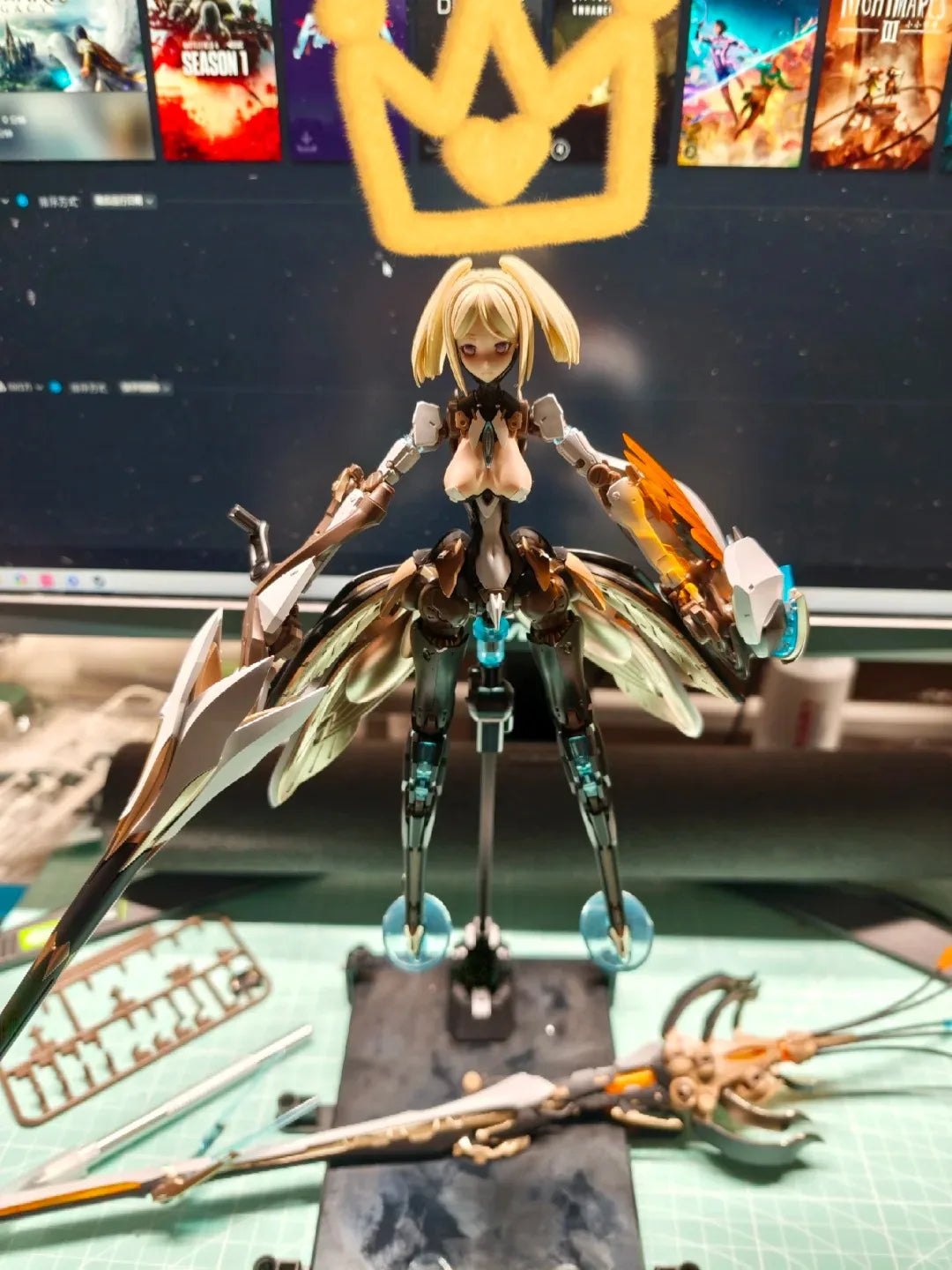 In Stock  Modular Line, Nuclear Precision Manufacturing, Rosa Plan, Star Flower, Lily, Artillery Type, Mecha Girl, Assembly