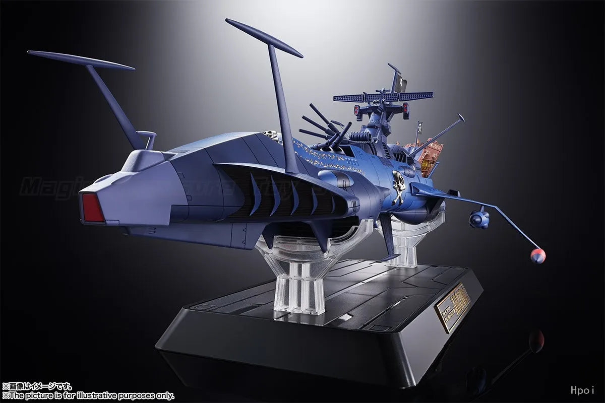 【In stock】Original BANDAI SPIRITS Soul of Chogokin GX-93 Space Pirate Captain Harlock DeathShadow Action Figure Toy Model