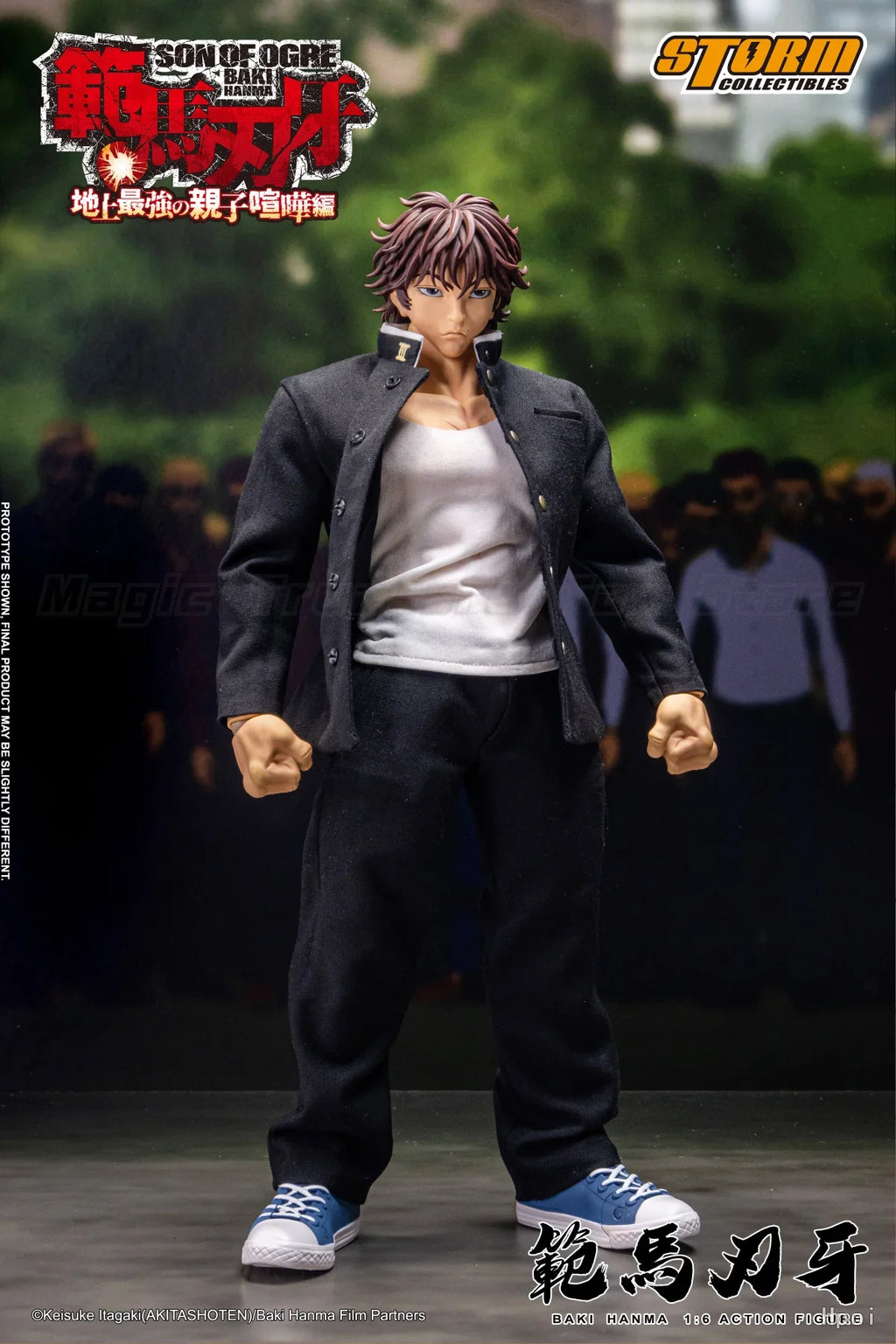 【Pre-sale 】Original BAKI HANMA 1/6th Scale Collectible 1/12 Action Figure Figure Ornaments
