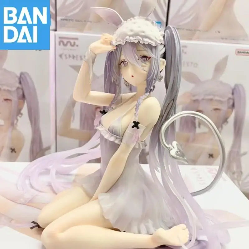 100% Genuine Bandai Namco Banpresto Rurudo Espresto Sleepy Bunny Pvc 13Cm Collector Ornament Toy Gift Figure Model In Stock ﻿﻿