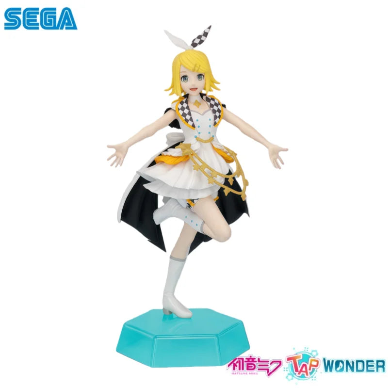In Stock Sega Original Hatsune Miku Kagamine Rin Action Figure Model Doll Brand New Boxed Toys Model Garage Collectible