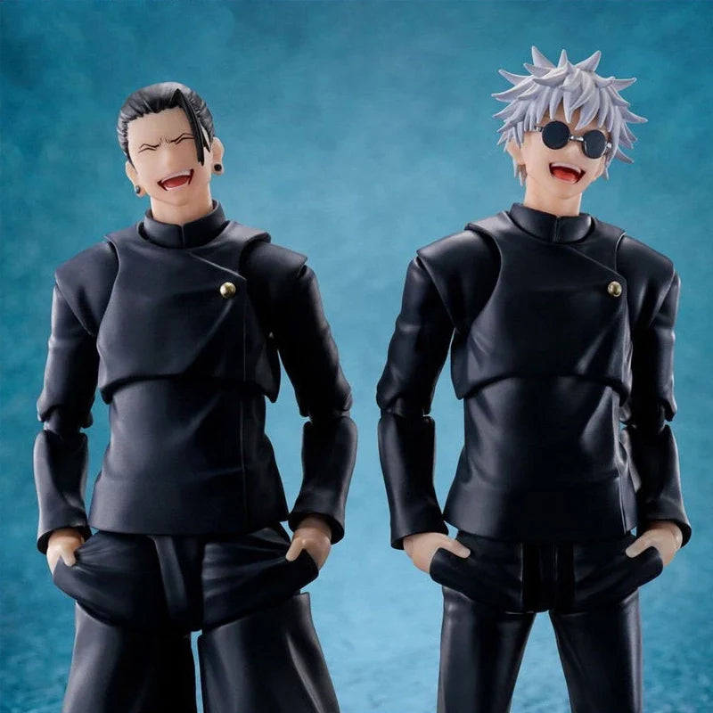 In Stock BANDAI SHF Jujutsu Kaisen Satoru Gojo Suguru Geto Jujutsu High School Action Figure Original Toys Collection Model Gift