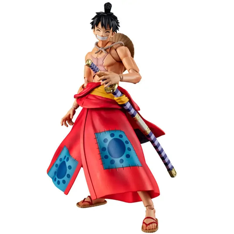 One Piece MegaHouse MH VAH Bandai Banpresto Navigation King Luffy Taro The Country of Harmony Trendy Play Statue  Movable Figure