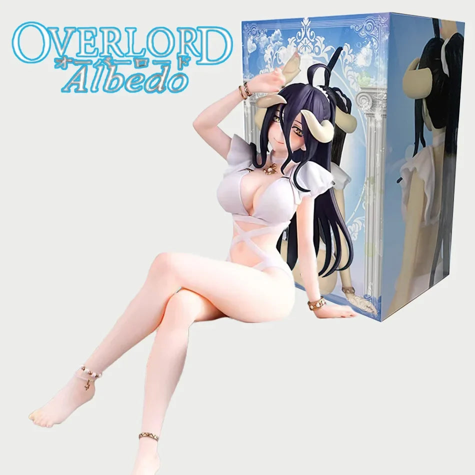 Overlord Albedo In Stock swimwear PVC Anime Action Figures Model Collection Ornament Anime Cartoon Model Toy Gift