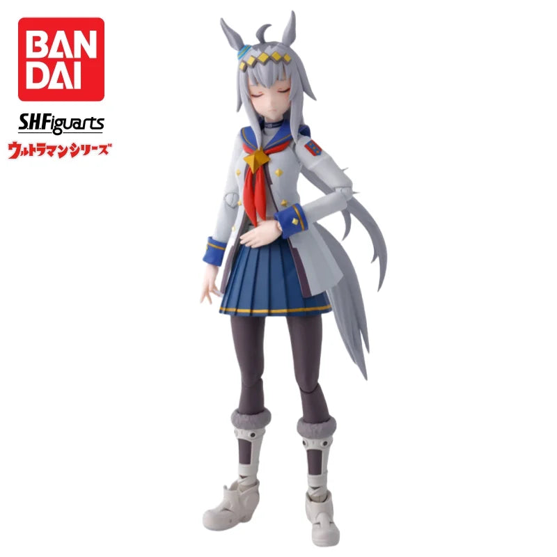 In Stock SHF Horse Racing Girl Little Hat Figma Movable Figure Doll Peripherals Moveable Doll Collection Gifts