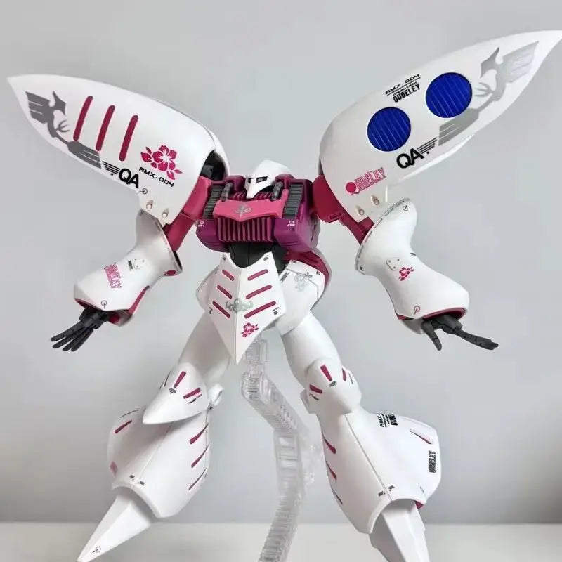 Hg 1/144 Qubeley Mk2 Kabini Model Robot Mecha Assembly Model Action Figures Children'S Educational Toys Gift Collection