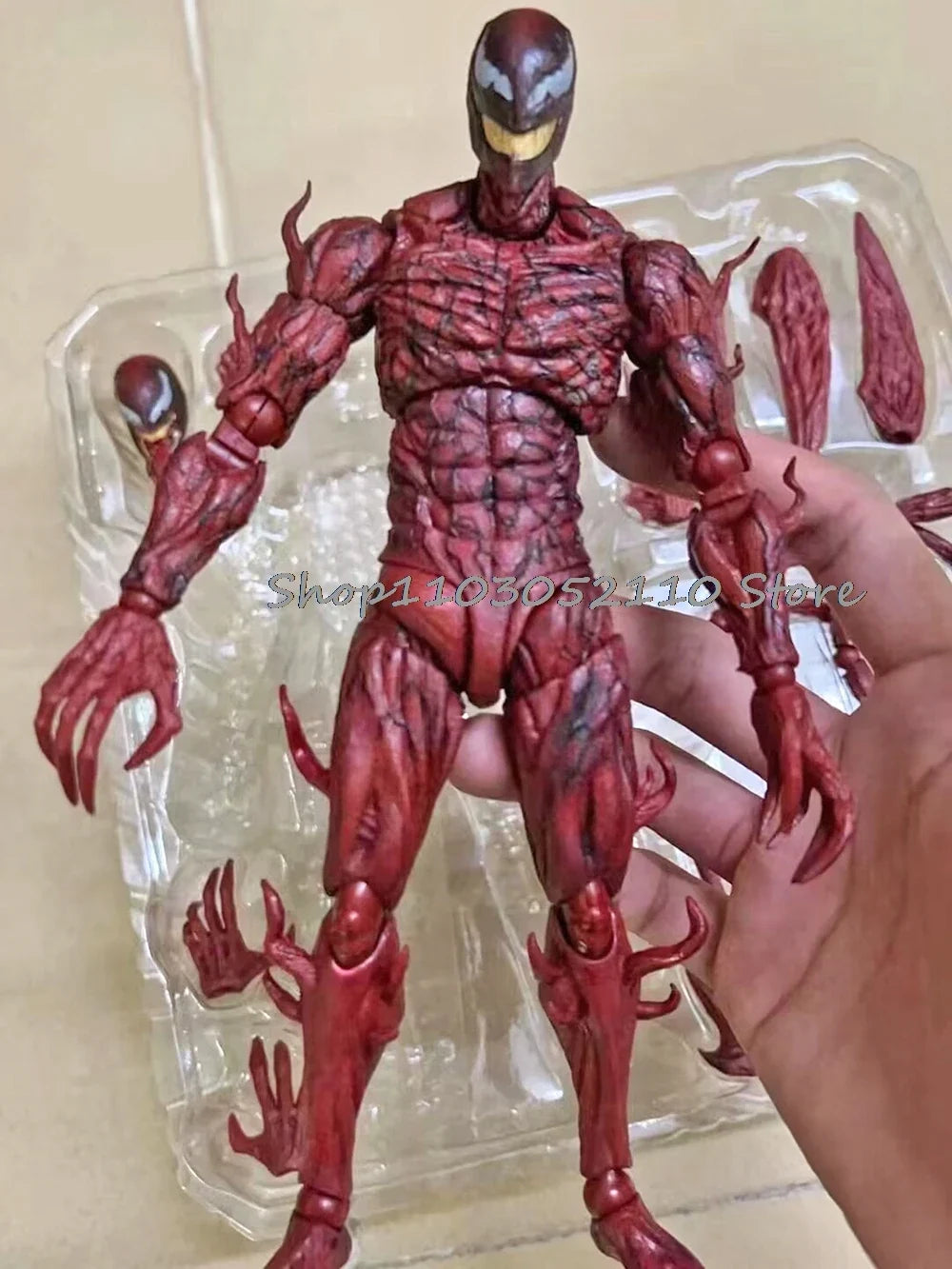 SHFiguarts Venom Red Venom Carnage Action Figure Shf Venom 2 Let There Be Carnage Anime Figure Model Toy Birthday Gifts Doll