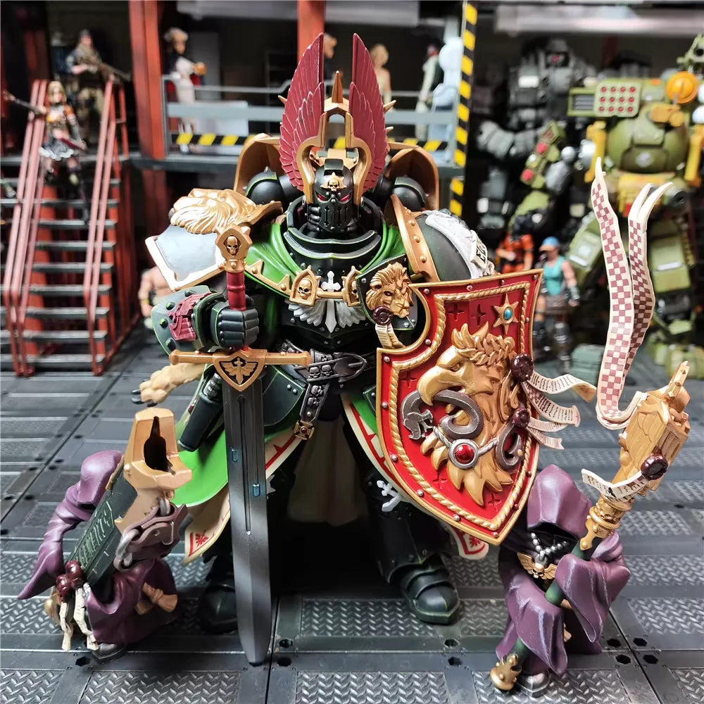 【In Stock】JOYTOY Warhammer 40k 1/18 Action Figure Dark Angels Primarch Lion Jonson Anime Collection Model Toys Gift